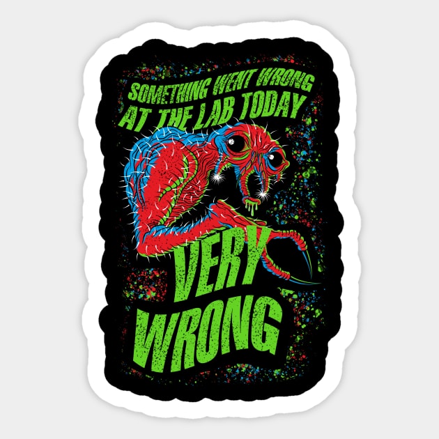 Something went wrong Sticker by VicNeko